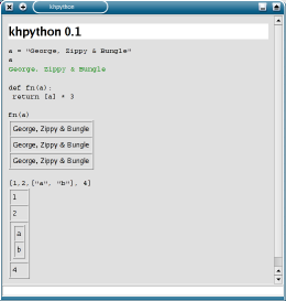 The first version of khpython