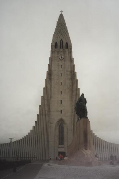 The cathedral in Reykjavk